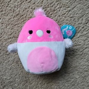 Squishmallow 8" Jayla Pink Cockatoo Plush First To Market NWT
